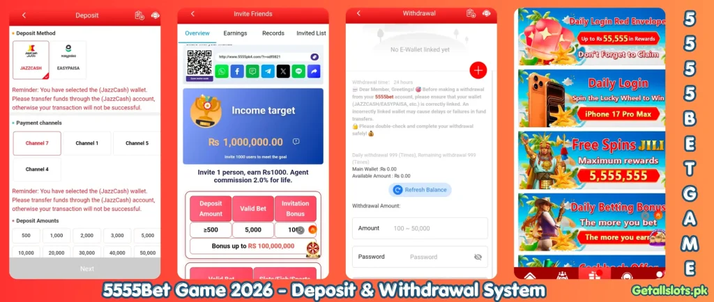 5555Bet Game 2026 Secure Payments and Fast Withdrawals