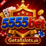 5555Bet Game 2026 official APK featuring casino games, daily bonuses, referral rewards, secure payments, and real cash earning opportunities in Pakistan.