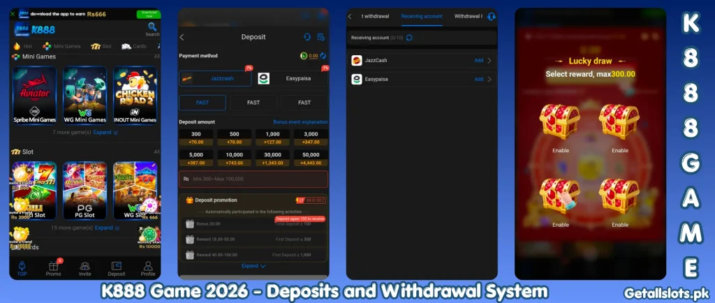 K888 Game 2026 latest version with referral rewards and secure payments