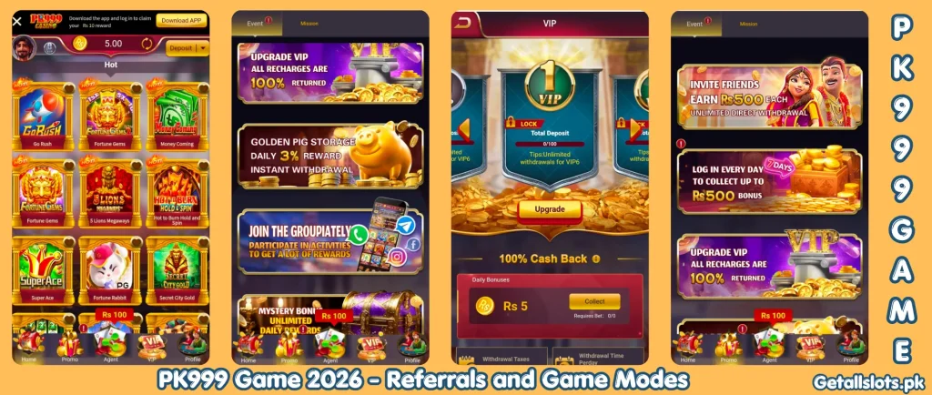 PK999 Game 2026 latest application featuring exciting games and daily bonus offers