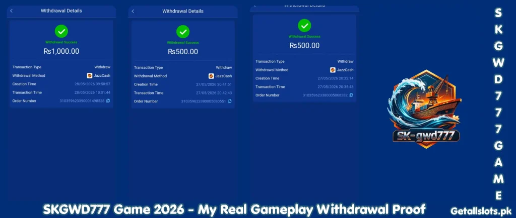 SKGWD777 Game 2026 withdrawal status and real gameplay earning records
