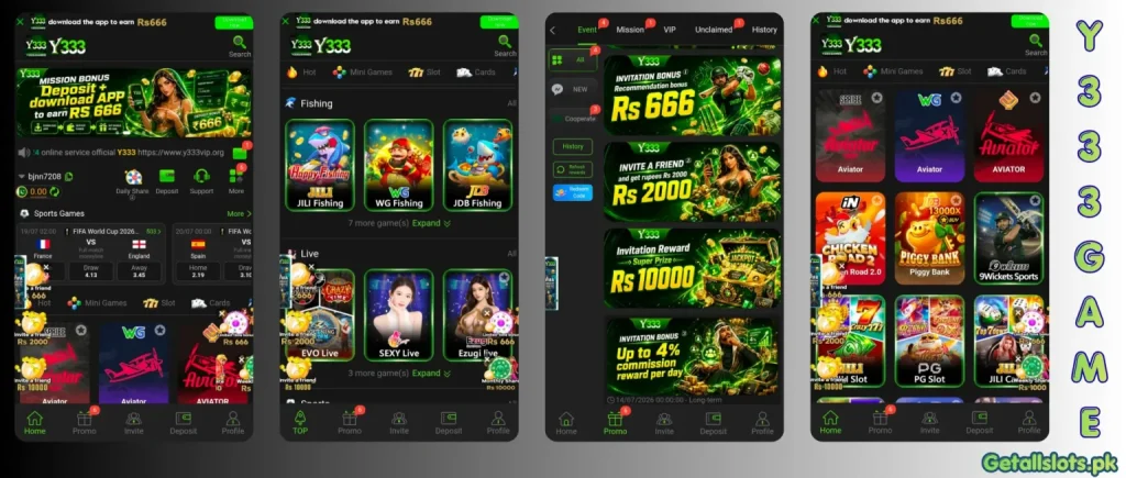 Y333 Game 2026 online gaming platform with rewards and cash out features